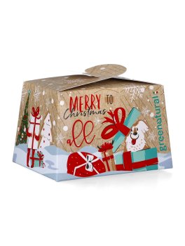 Omaggio - Bauletto "Christmas Peggy" con Candela Arancio e Candela Fiorita - 1