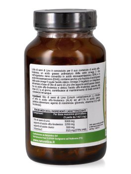 Omega 3 Vegetal - Integratore Olio di Semi di Lino - 3