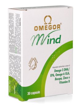 Omegor® Mind - Integratore di Omega-3 e 6, Bacopa, Zinco e Vitamine del Gruppo B - 1