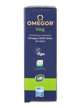 Omegor Veg - Integratore a base di Omega-3 DHA ed EPA di Origine Algale - 3