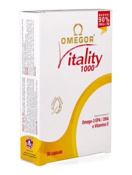 Omegor Vitality 1000 - Integratore di Omega 3 EPA/DHA e Vitamina E - 1