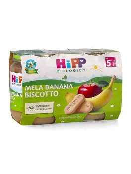 Omogeneizzato Bio con Mela, Banana e Biscotto - 1