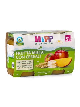 Omogeneizzato Bio di Frutta Mista con Cereali - 1