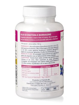 Onagre, Bourrache, Vitamine E - Olio di Enotera, Borragine Vitamina E - 3