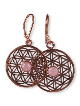 Orecchini in Ottone Fiore della Vita - 1