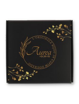 Orecchini in Oro Vegetale Capim Dourado - Cerchio con Sfera - 3