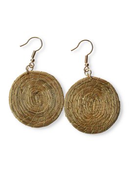 Orecchini in Oro Vegetale - Mandala - 2