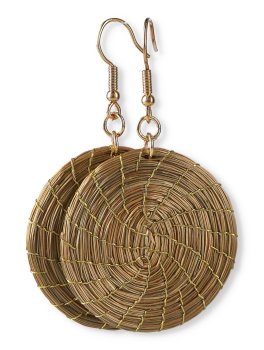 Orecchini in Oro Vegetale - Mandala - 1