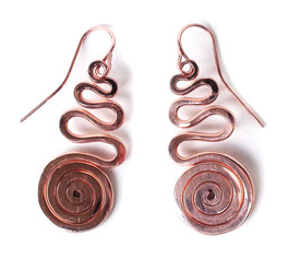 Orecchini Rame Nefertiti