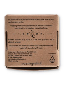 Orecchini Rettangolari in Argento con Legno e Conchiglia - 4