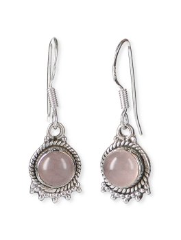 Orecchini Tondi Argento 925 e Pietre Preziose - 1