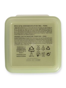 Organic Cactus Moisture Toner Pad PDRN - 9