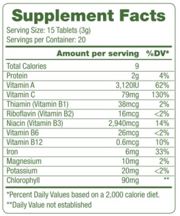 Organic Chlorella - 300 Compresse - 2
