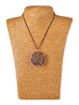 Ciondolo in Orgonite - Fiore della Vita - 1