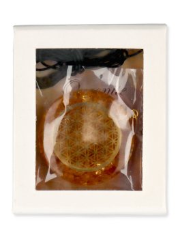 Ciondolo in Orgonite - Fiore della Vita - 4