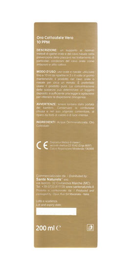 Oro Colloidale - 10 ppm - 2
