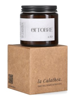 Ottobre - Candela Profumata in Cera di Soia - 3