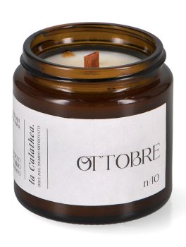 Ottobre - Candela Profumata in Cera di Soia - 1