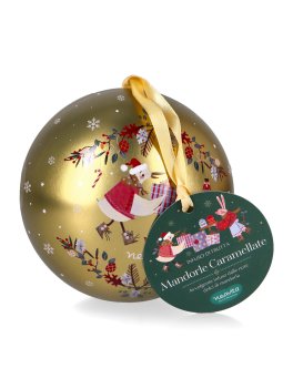 Palla di Natale Oro - Infuso di Frutta Mandorle Caramellate - 2