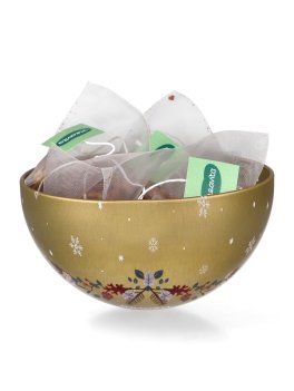 Palla di Natale Oro - Infuso di Frutta Mandorle Caramellate - 4