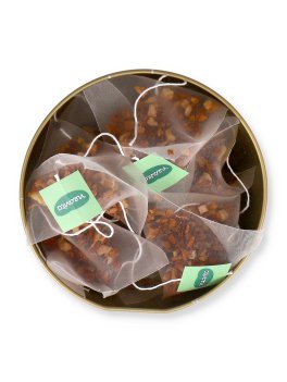 Palla di Natale Oro - Infuso di Frutta Mandorle Caramellate - 5