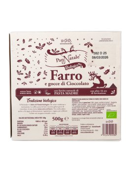 Pan Natale Biologico al Farro con Gocce di Cioccolato - 2