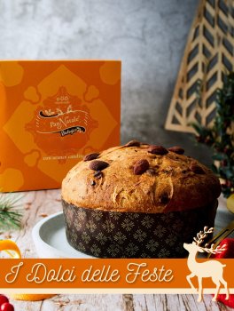Pan Natale Biologico con Mandorle e Arance Candite - 3