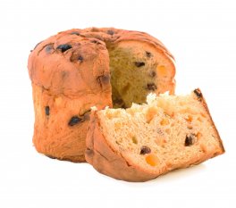 Panettone Classico con Uvetta e Scorza d'Arancia Candita Bio - 3