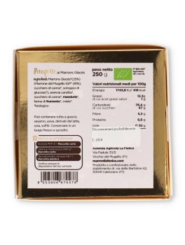 Panforte con Marrons Glaces Biologico - 3