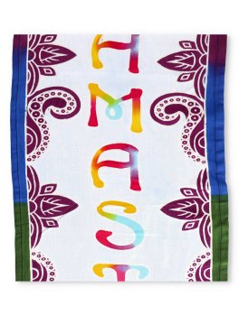 Pannello in Rayon - Namaste e Om - 2