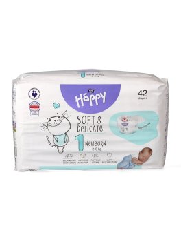 Pannolini Happy Soft & Delicate - 1