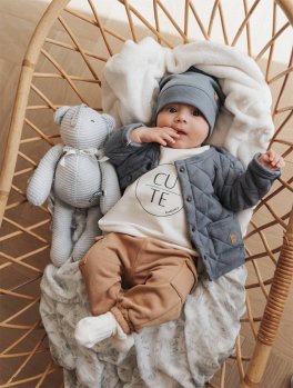 Pantaloncino Bimbo con Tasche - Camel - 4