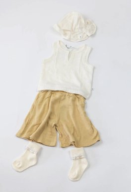 Pantalone a Gamba Larga Bimba - Cammello - 5