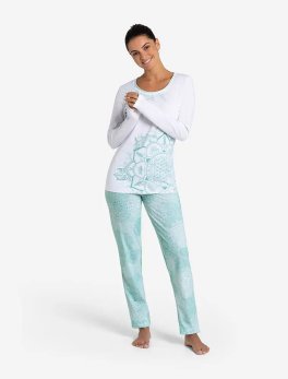 Pantaloni Pigiama "Mint" - 4