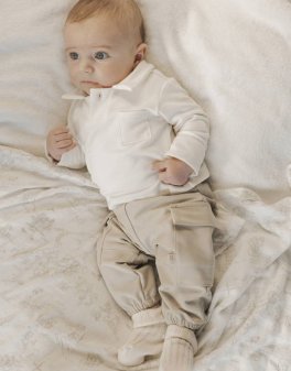 Pantaloni Worker Bimbo - Sand - 2