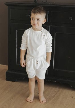 Pants Bermuda Bimbo - Jeans White - 5