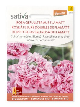Semi di Papavero (Fiore Annuale) - Doppio Papavero Rosa di Flamatt - 1