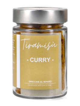 Paraorecchie per Cani Tiramisù in Sangallo - Curry - 2