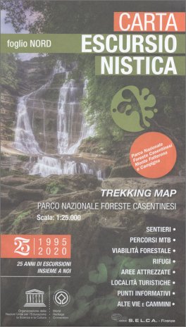Parco Nazionale Foreste Casentinesi - Carta Escursionistica — Libro - 2