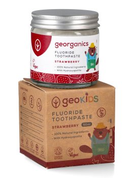 Pasta Dentifricia alla Fragola per Bambini con Fluoro - 1