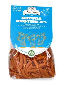 Pasta Protein 30% - Penne di Mais, Riso e Sorgo Biologiche con Proteine del Pisello - 1