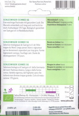 Semi di Pastinaca Schleswiger Schneesg - 2