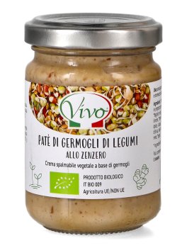 Pate' di Germogli di Legumi allo Zenzero Bio - 1