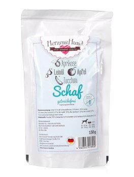 Pecora con Zucchine e Mela Senza Cereali per Cani Adulti - 1