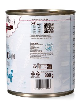 Pecora con Zucchine e Mela per Cani Adulti - 800g - 2