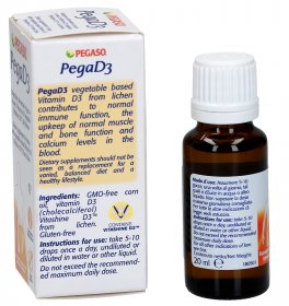 Pega D3 - Integratore di Vitamina D3 da fonti vegetali - 2