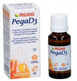 Pega D3 - Integratore di Vitamina D3 da fonti vegetali - 1
