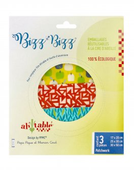 Pellicola in Cera d'Api - Kit 3 - Patchwork - 1