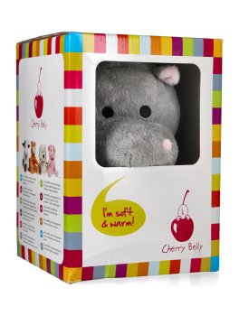 Peluche Riscaldante Cherry Belly Ippopotamo - 4