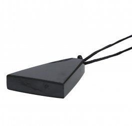 Pendente di Shungite con Cordino - Trapezio - 1